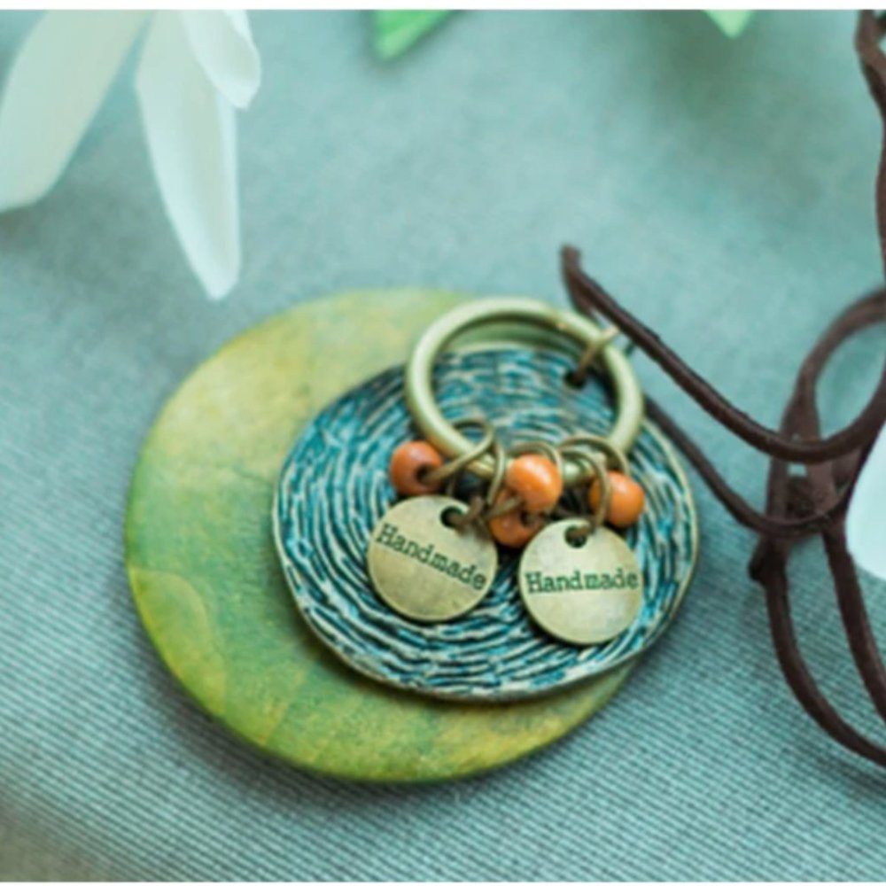 Bohemian Wood Leather Necklace - Picture 9 of 15
